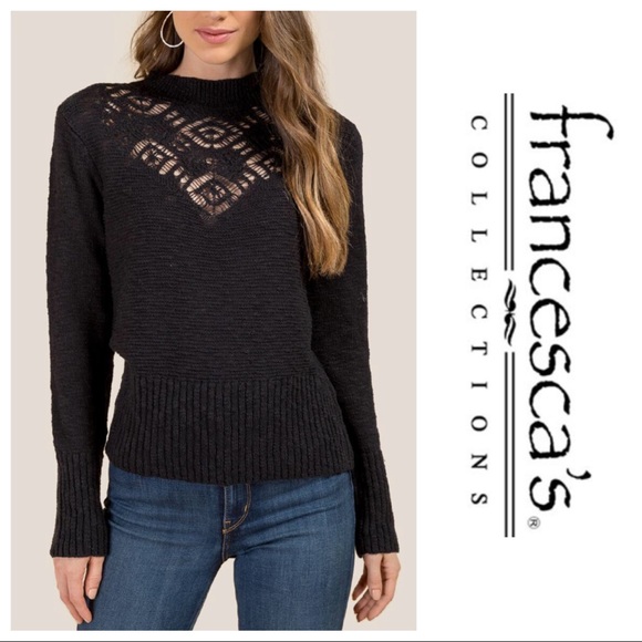 Francesca's Collections Sweaters - Josie Open Knit Sweater